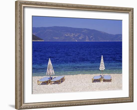 Antisamos Beach, Cephalonia, Ionian Islands, Greece, Europe-Jonathan Hodson-Framed Photographic Print