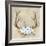 Antlers and Flowers-Marilyn Dunlap-Framed Art Print