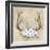 Antlers and Flowers-Marilyn Dunlap-Framed Art Print