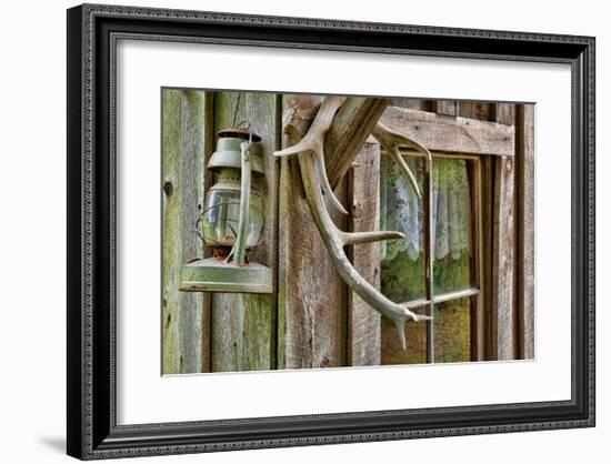 Antlers And Lantern-Donald Paulson-Framed Giclee Print