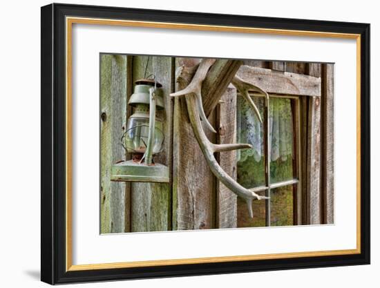 Antlers And Lantern-Donald Paulson-Framed Giclee Print