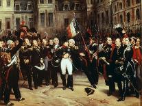 Napoleon's Farewell to the Imperial Guard in the Courtyard of the Palace of Fontainebleau-Antoine Alphonse Montfort-Giclee Print