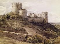 Ruines du château de Coucy-Antoine Alphonse Montfort-Framed Giclee Print