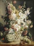 A Romantic Basket of Flowers-Antoine Berjon-Giclee Print