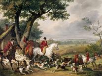 Hunting in Fontainebleau Forest-Antoine Charles Horace Vernet-Art Print