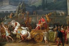 Games in Honour of Funeral of Patroclus - Book 23 of Iliad (Epic Poem by Homer) (Detail)-Antoine Charles Horace Vernet-Giclee Print