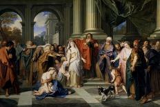 Abraham Sacrificing (Oil on Canvas)-Antoine Coypel-Giclee Print
