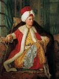 Portrait of Charles Gravier Count of Vergennes and French Ambassador, in Turkish Attire-Antoine de Favray-Giclee Print