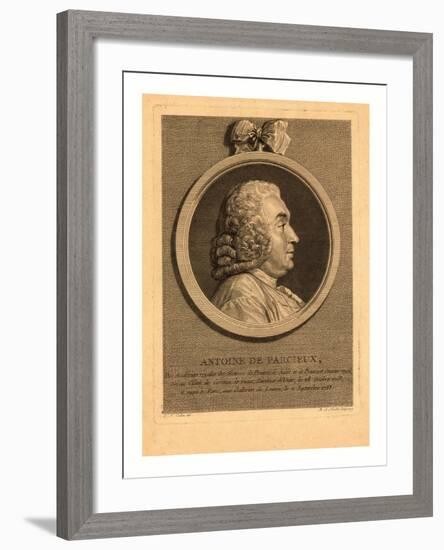 Antoine De Parcieux, Des Academies Royales Des Sciences De France, 1703, Died 1768, Sculp., 1777-null-Framed Giclee Print