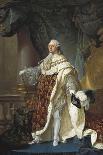 Louis XVI, King of France and Navarre, Wearing His Grand Royal Costume in 1779-Antoine Francois Callet-Framed Giclee Print