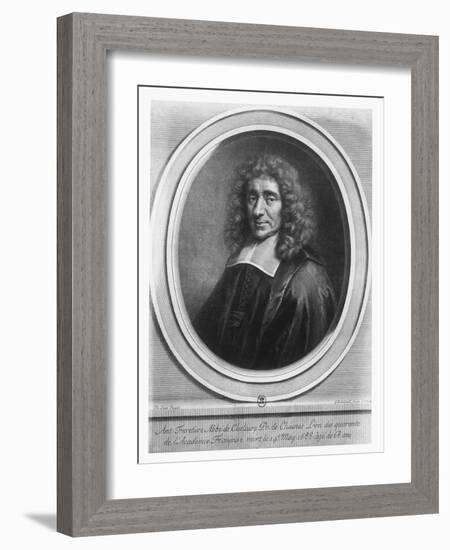 Antoine Furetière-Gerard Edelinck-Framed Giclee Print