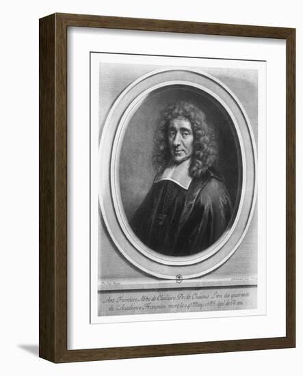 Antoine Furetière-Gerard Edelinck-Framed Giclee Print