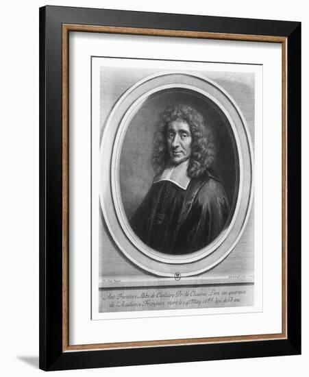 Antoine Furetière-Gerard Edelinck-Framed Giclee Print