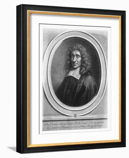 Antoine Furetière-Gerard Edelinck-Framed Giclee Print