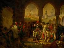 Bonaparte Visits the Plague-Ridden of Jaffa, Painted 1804-Antoine-Jean Gros-Framed Giclee Print