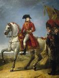 Napoleon Bonaparte 1769-1821 at the Pont d'Arcole-Antoine Jean Gros-Framed Premier Image Canvas