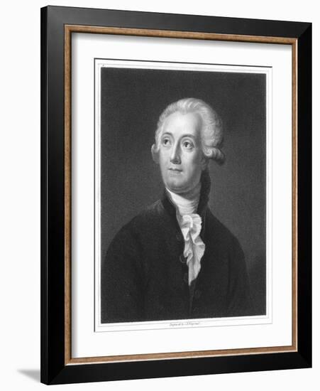 Antoine Laurent Lavoisier, French Chemist, 18th Century-Jacques-Louis David-Framed Giclee Print