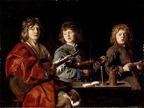 Three Young Musicians, c.1630-Antoine Le Nain-Giclee Print