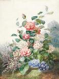 Various Flowers Growing in a Landscape Setting-Antoine Pascal-Giclee Print