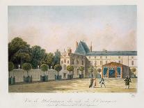 View of a Terrace on the Outskirts of Paris, C.1810 (Gouache on Paper)-Antoine Pierre Mongin-Giclee Print