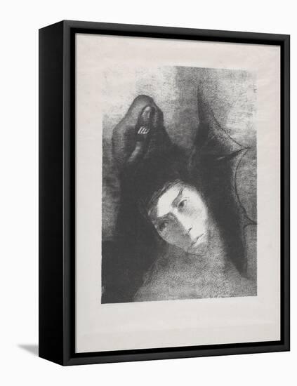 Antoine: 'Quel Est Le But De Tout Cela?', 1896-Odilon Redon-Framed Premier Image Canvas