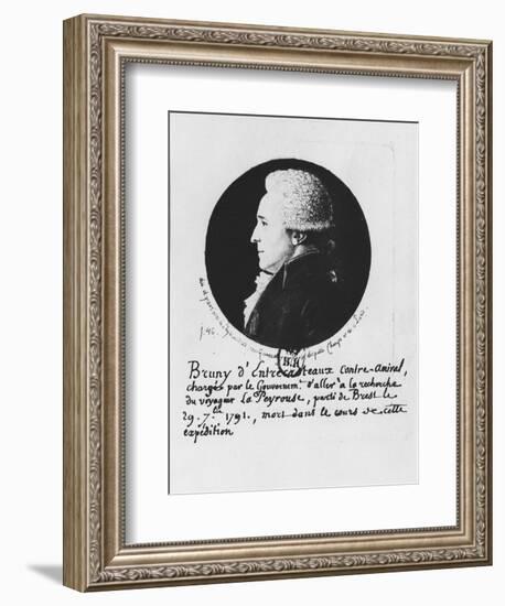 Antoine Raymond Joseph De Bruni D'Entrecasteaux-Edme Quenedey-Framed Giclee Print