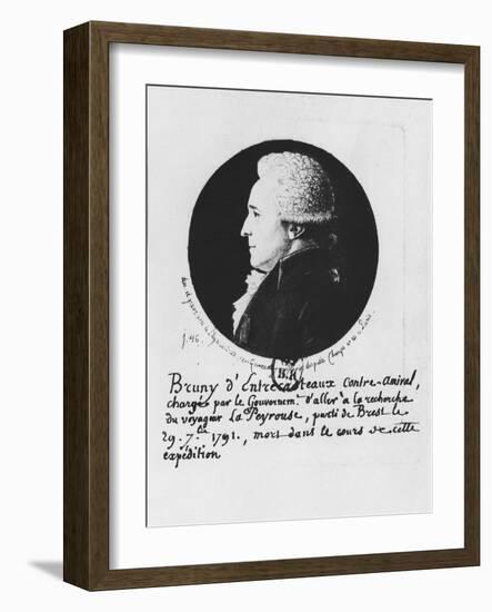 Antoine Raymond Joseph De Bruni D'Entrecasteaux-Edme Quenedey-Framed Giclee Print