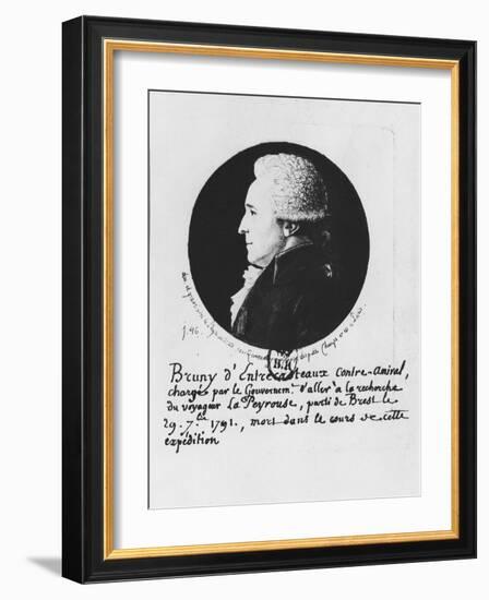 Antoine Raymond Joseph De Bruni D'Entrecasteaux-Edme Quenedey-Framed Giclee Print