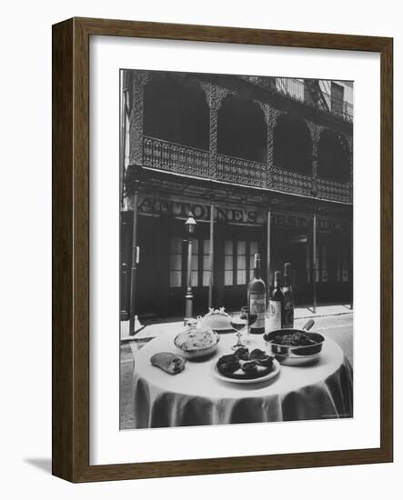 Antoine's Where Specialty of the House is Oysters Rockefeller-Eliot Elisofon-Framed Photographic Print