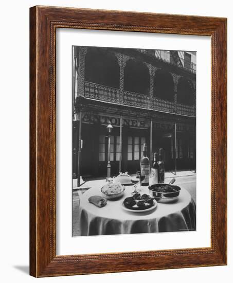 Antoine's Where Specialty of the House is Oysters Rockefeller-Eliot Elisofon-Framed Photographic Print