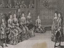 Louis XIV jouant au billard-Antoine Trouvain-Giclee Print