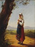 Two Fine Ladies, C.1810-40 (Oil on Canvas)-Antoinette Cecile Hortense Lescot Haudebourt-Giclee Print