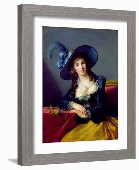 Antoinette-Elisabeth-Marie D'Aguesseau-Elisabeth Louise Vigee-LeBrun-Framed Giclee Print
