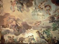 The Triumph of Peace Over War, Detail of the Heavens, from the Ceiling of the Main Hall-Anton Agelo Bonifazi-Giclee Print