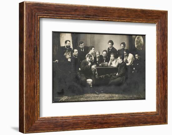 Anton Chekhov Meets a Moscow Arts Theatre Group-null-Framed Photographic Print