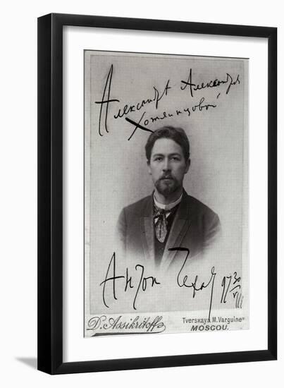 Anton Chekhov, Russian Author, 1899-Pyotr Petrovich Pavlov-Framed Giclee Print