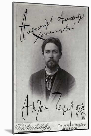 Anton Chekhov, Russian Author, 1899-Pyotr Petrovich Pavlov-Mounted Giclee Print