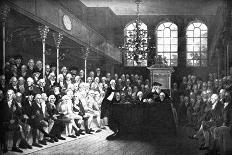 William Pitt Addressing the House of Commons on the French Declaration of Wars 1793-Anton Hickel-Giclee Print