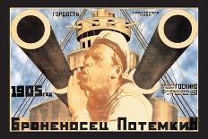 Battleship Potemkin 1905-Anton Lavinsky-Stretched Canvas