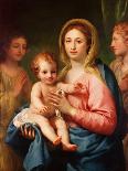 Madonna and Child with Two Angels, 1770-73-Anton Raphael Mengs-Giclee Print