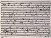 Music Score of Sketches-Anton Webern-Giclee Print