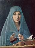 Christ Blessing-Antonello da Messina-Art Print