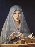 Gesicht der Maria Portrait-Antonello da Messina-Art Print