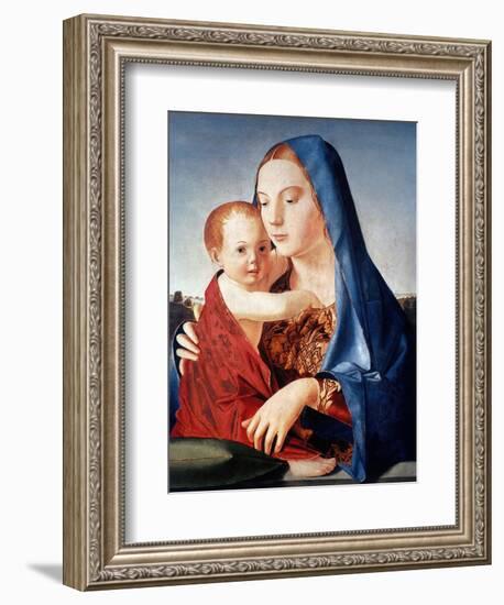 Antonello: Virgin & Child-Antonello da Messina-Framed Giclee Print