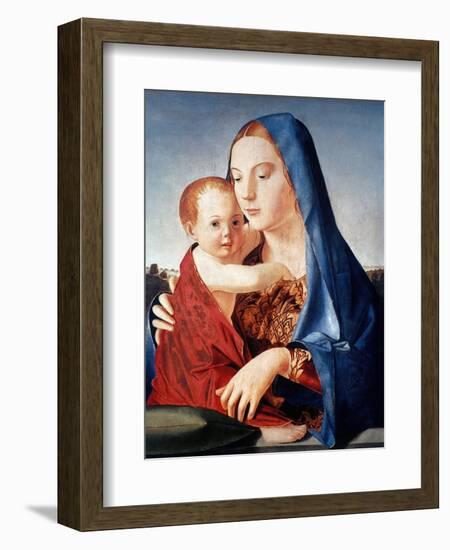 Antonello: Virgin & Child-Antonello da Messina-Framed Giclee Print