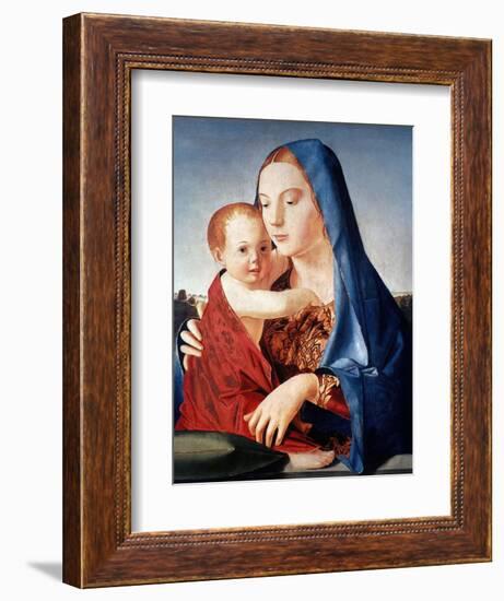 Antonello: Virgin & Child-Antonello da Messina-Framed Giclee Print