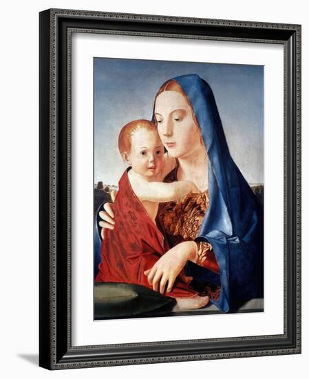 Antonello: Virgin & Child-Antonello da Messina-Framed Giclee Print