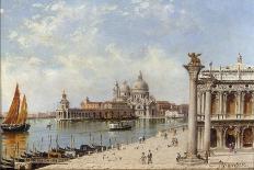 The Piazzetta, Venice, with San Giorgio Maggiore Beyond-Antonietta Brandeis-Framed Giclee Print