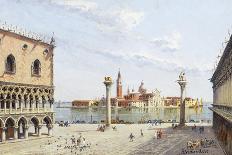 The Piazzetta, Venice, with San Giorgio Maggiore Beyond-Antonietta Brandeis-Framed Giclee Print