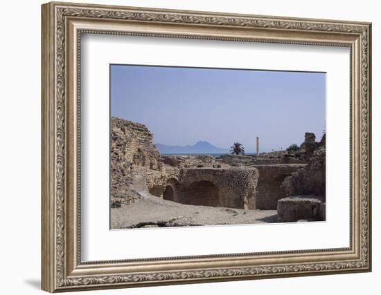 Antonine Baths, Carthage, Unesco World Heritage Site, Tunisia, North Africa, Africa-Nelly Boyd-Framed Photographic Print